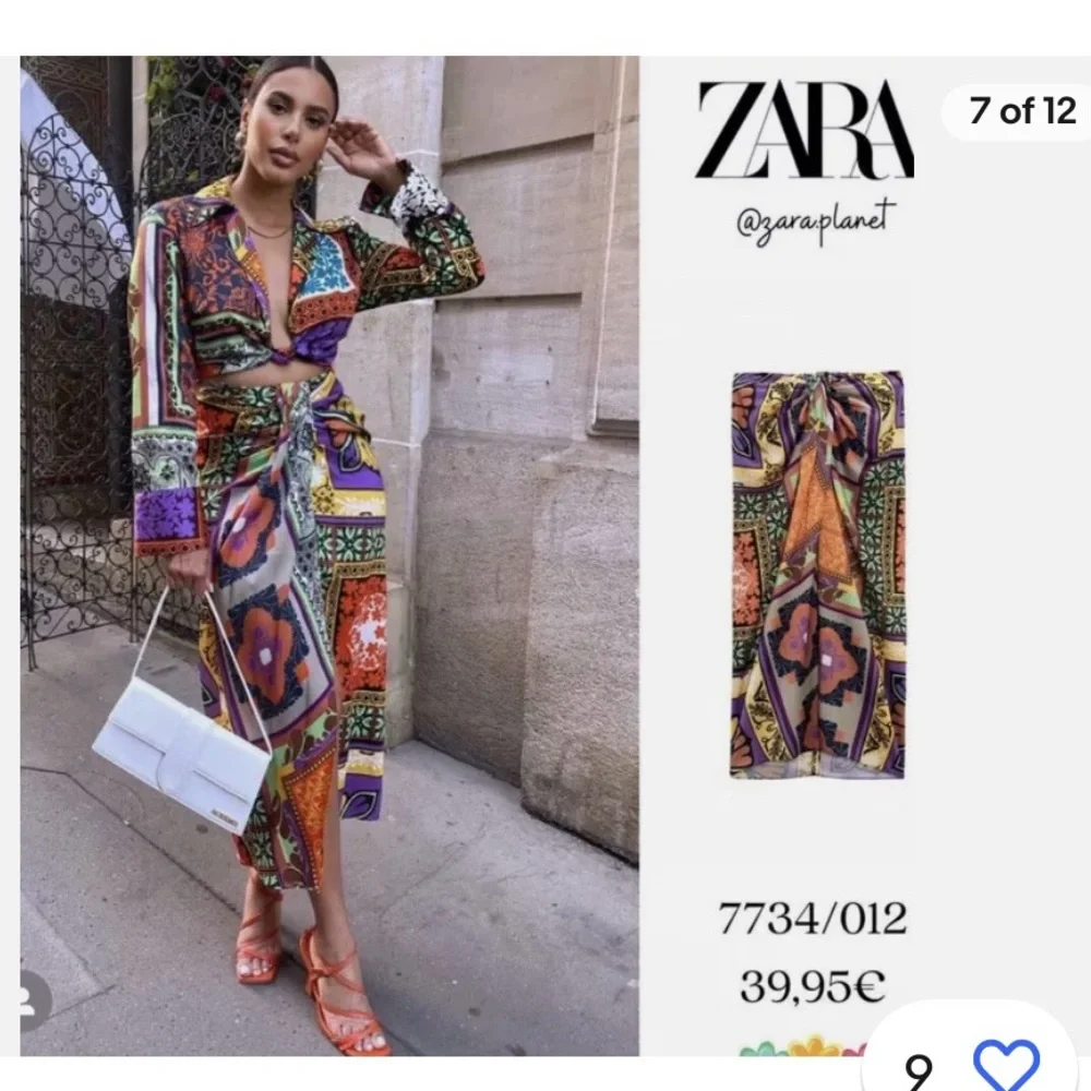 Zara Multicolor Patterned set - Picture 4 of 10